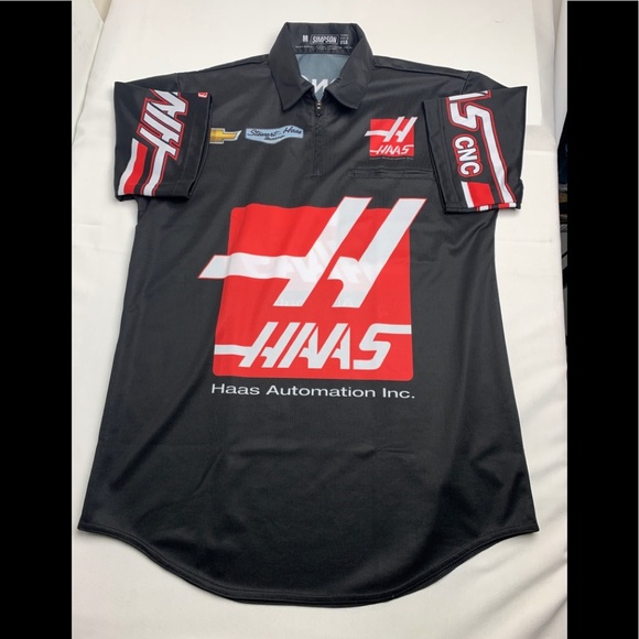 Haas Automation Ford Crew Shirt Size  M Stewart Haas